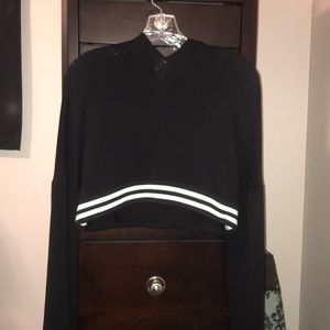 cropped hoodie